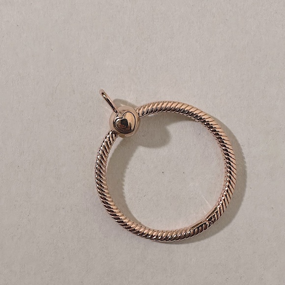PANDORA | Moments Rose Gold Medium O Pendant | NWT - Picture 6 of 11